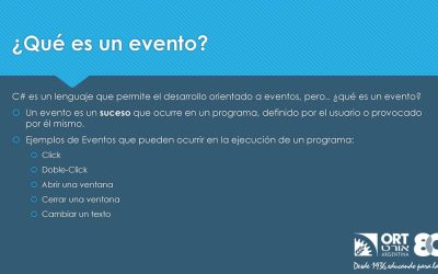 Programación Dirigida por Eventos